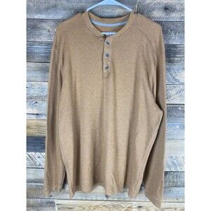 Ultimate Terrain Mens Size 3XL Tan Thermal Long Sleeve Shirt